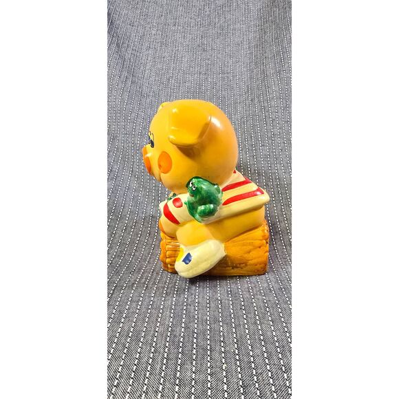 Vintage 60s Chalkware Piggy Bank - Picture 6 of 9
